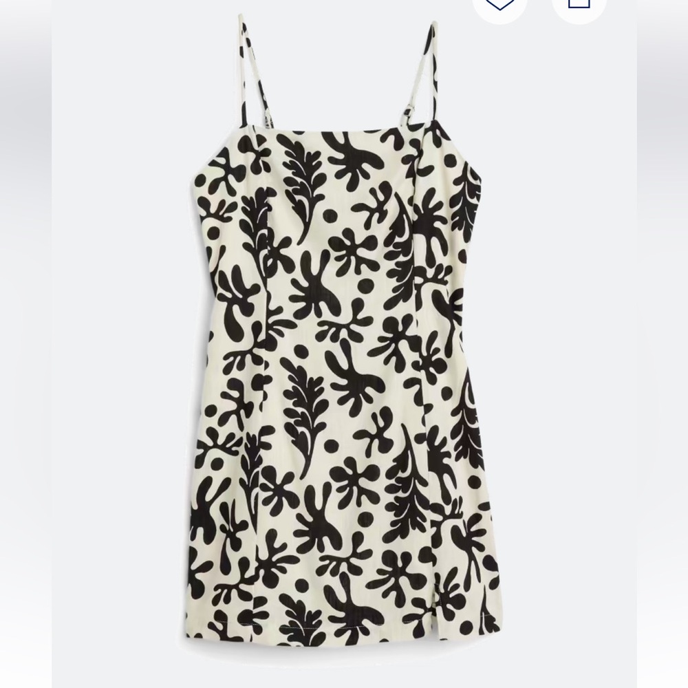 Lost + Wander - Minerva’s Spell Mini Dress, Size M, Black & White